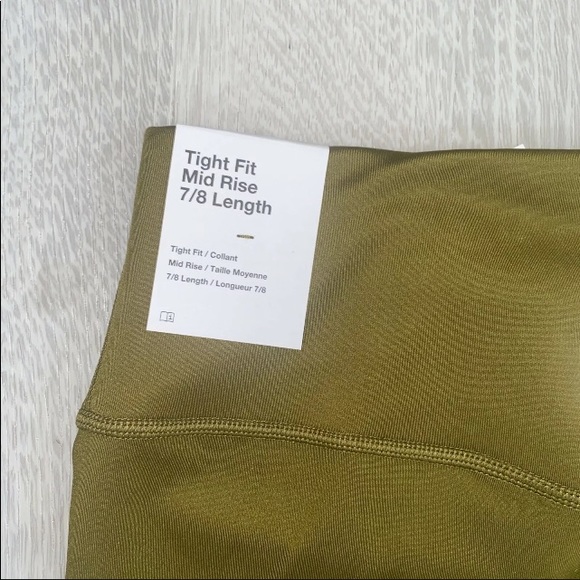 Nike Pro 2 piece Olive Green Tights/Shirt Set - Picture 7 of 10